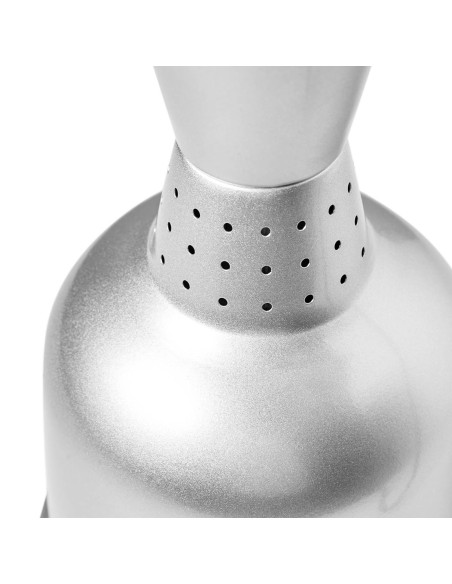 Infraraudonųjų spindulių šildymo lempa indams IR pakabinama sidabro sk. 18,5 cm 250 W Infraraudonųjų spindulių šildymo lempa indams IR pakabinama sidabro sk. 18,5 cm 250 W
