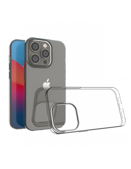 
iPhone 14 Pro Ultra Clear 0.5mm gelio dėklas - skaidrus
