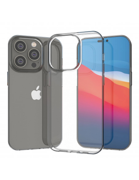 
iPhone 14 Pro Ultra Clear 0.5mm gelio dėklas - skaidrus
