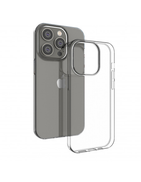 
iPhone 14 Pro Ultra Clear 0.5mm gelio dėklas - skaidrus
