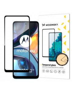 
Grūdintas stiklas Motorola Moto G22 telefonui „Full Glue“

