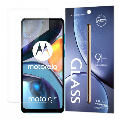 
9H grūdintas stiklas Motorola Moto G22 telefonui
