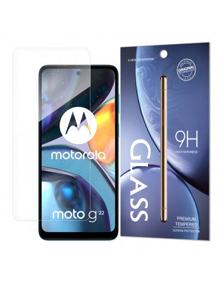 
9H grūdintas stiklas Motorola Moto G22 telefonui
