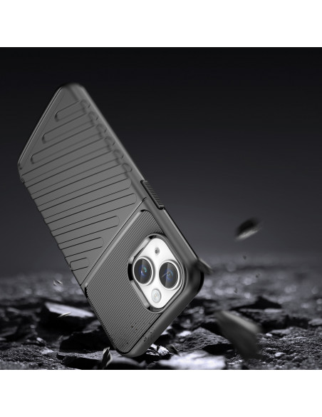 
Šarvuotas dėklas, skirtas „iPhone 14 Plus“ „Thunder Case“ – juodas
