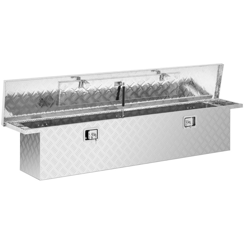 Rakinama aliuminio transportavimo įrankių dėžė 180 l 176 x 30 x 34,5 cm
