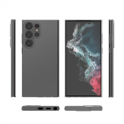 
Plonas 0,5 mm dėklas, skirtas „Samsung Galaxy S23 Ultra“ – skaidrus
