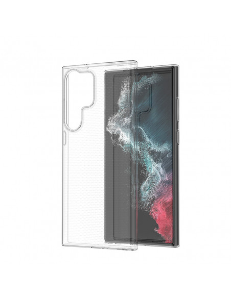 
Plonas 0,5 mm dėklas, skirtas „Samsung Galaxy S23 Ultra“ – skaidrus
