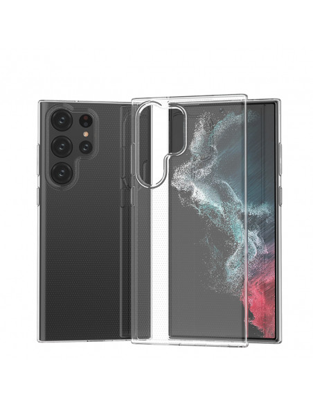 
Plonas 0,5 mm dėklas, skirtas „Samsung Galaxy S23 Ultra“ – skaidrus
