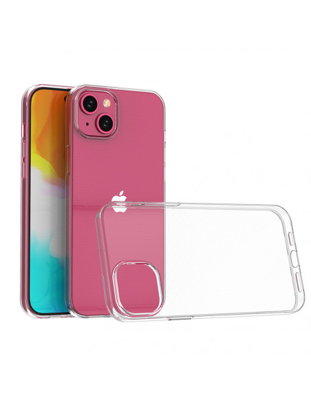 
„iPhone 15 Plus“ itin skaidrus dėklas – permatomas
