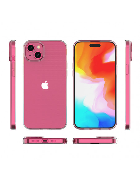 
„iPhone 15 Plus“ itin skaidrus dėklas – permatomas
