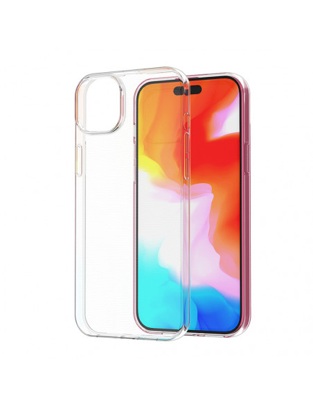 
„iPhone 15 Plus“ itin skaidrus dėklas – permatomas
