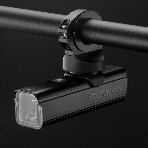 
1000 lm priekinis dviračio žibintas su USB-C - USB-A laidu - juodas
