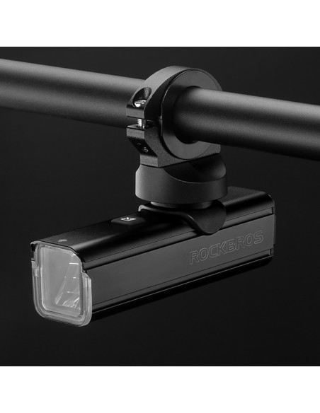 
1000 lm priekinis dviračio žibintas su USB-C - USB-A laidu - juodas
