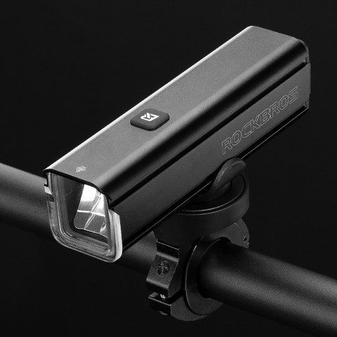 
1000 lm priekinis dviračio žibintas su USB-C - USB-A laidu - juodas
