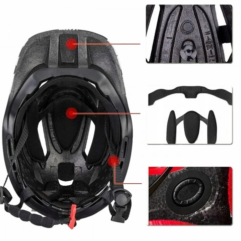 
Vaikiškas dviračio šalmas su nuimamu smakru, M dydis - violetinė ir rožinė
