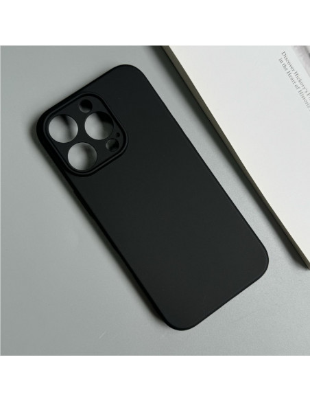 
„iPhone 16 Pro Max“ minkštas dėklas – juodas
