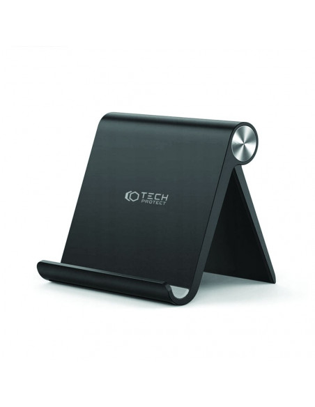 
Universalus išmaniojo telefono ir planšetinio kompiuterio stovas – juodas
