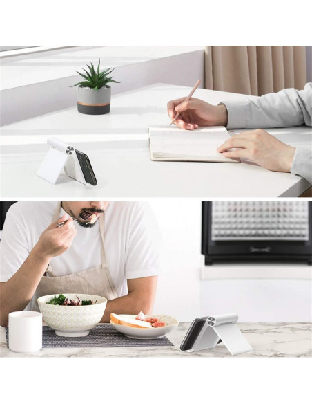 
Universalus išmaniojo telefono ir planšetinio kompiuterio stovas – juodas
