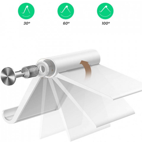 
Universalus išmaniojo telefono ir planšetinio kompiuterio stovas – juodas
