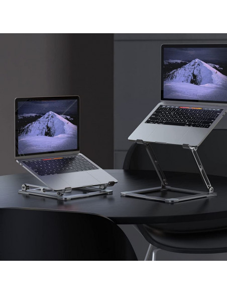 
Universalus sulankstomas stovas nešiojamiesiems kompiuteriams iki 17 colių – pilkas
