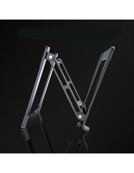 
Universalus sulankstomas stovas nešiojamiesiems kompiuteriams iki 17 colių - sidabrinis
