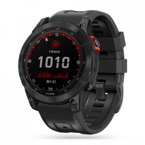 
„Garmin Fenix 5 / 6 / 6 Pro / 7 IconBand“ dirželis – juodas
