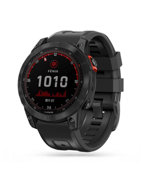 
„Garmin Fenix 5 / 6 / 6 Pro / 7 IconBand“ dirželis – juodas
