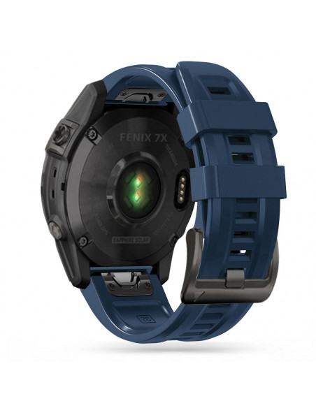 
„Garmin Fenix 3 / 5X / 3HR / 5X Plus / 6X / 6X Pro / 7X IconBand“ dirželis – tamsiai mėlynas
