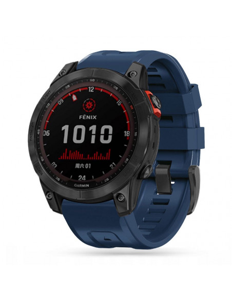 
„Garmin Fenix 3 / 5X / 3HR / 5X Plus / 6X / 6X Pro / 7X IconBand“ dirželis – tamsiai mėlynas
