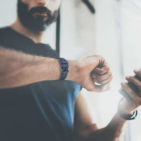 
„Garmin Fenix 3 / 5X / 3HR / 5X Plus / 6X / 6X Pro / 7X IconBand“ dirželis – tamsiai mėlynas
