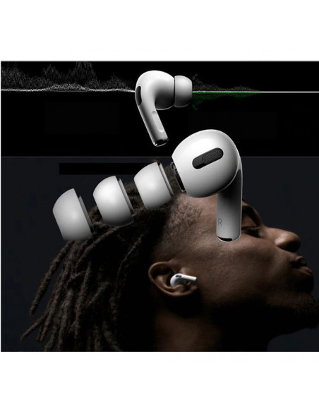 
Ausų antgaliai, skirti „AirPods Pro 1/ 2“, S / M / L dydžių, balti - 6 vnt.
