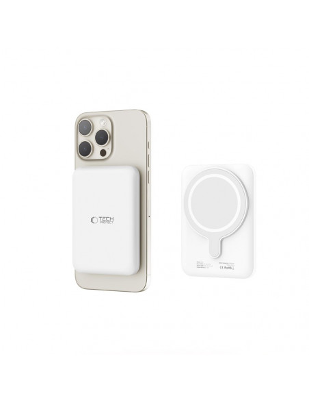 
5000 mAh nešiojama baterija su „MagSafe USB-C“ 15 W ir USB-C laidu – balta
