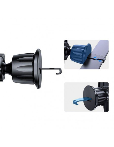 
„MagSafe N51“ automobilio telefono laikiklis oro išleidimo angai – juodas
