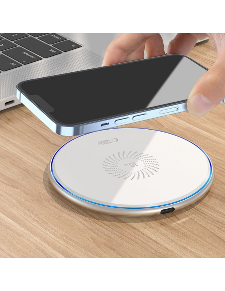 
15 W QI15W-C1 indukcinis įkroviklis - baltas
