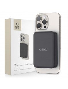 
10000mAh „MagSafe“ USB-C 15 W išorinė baterija su USB-C laidu – juoda
