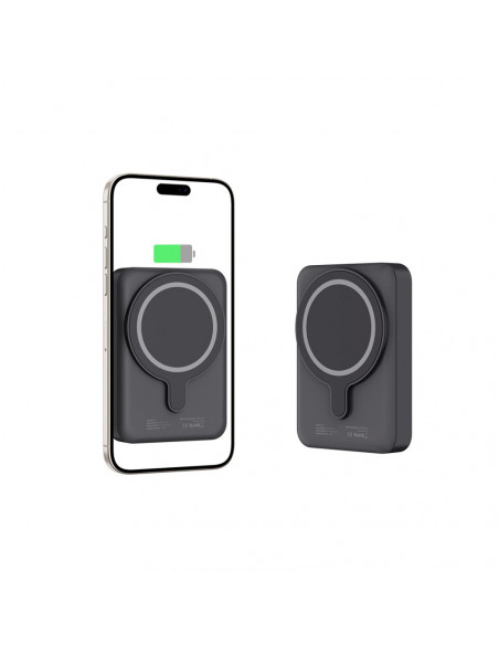 
10000mAh „MagSafe“ USB-C 15 W išorinė baterija su USB-C laidu – juoda
