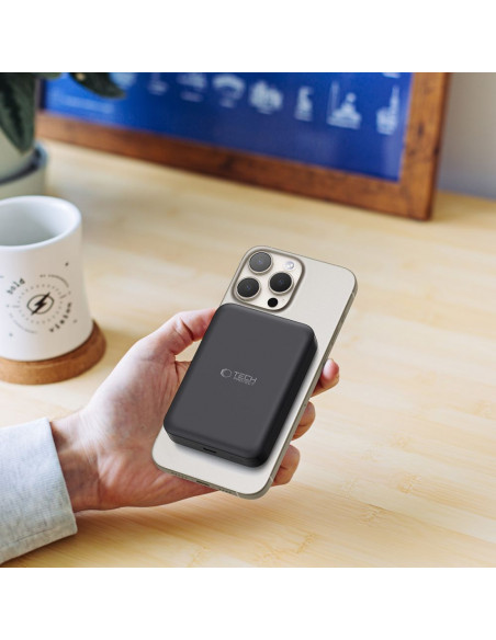 
10000mAh „MagSafe“ USB-C 15 W išorinė baterija su USB-C laidu – juoda
