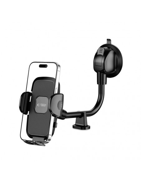 
Automobilinis telefono laikiklis su ilgu laikikliu, juodas
