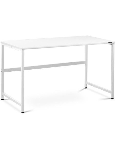 Pramoninis kompiuterio stalas ant metalinio rėmo 120 x 60 cm baltas Pramoninis kompiuterio stalas ant metalinio rėmo 120 x 60 cm baltas