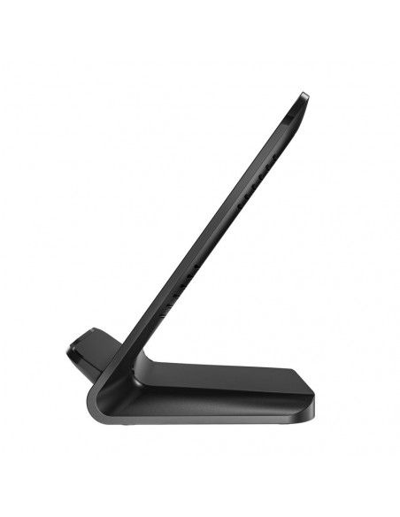 
15 W indukcinis išmaniojo telefono įkroviklis stovo formos - juodas
