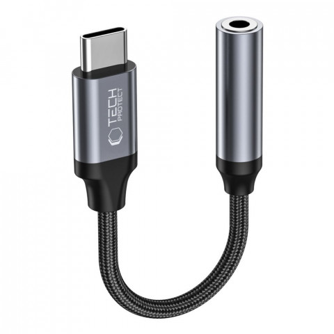 
USB-C adapteris – 3,5 mm mini lizdas – juodas
