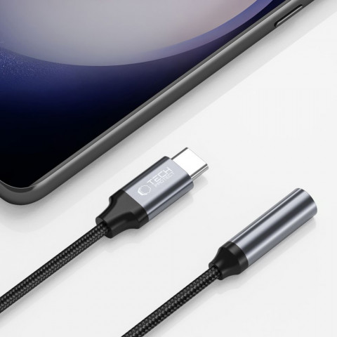 
USB-C adapteris – 3,5 mm mini lizdas – juodas
