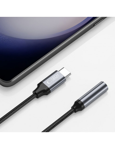 
USB-C adapteris – 3,5 mm mini lizdas – juodas
