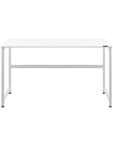 Pramoninis kompiuterio stalas ant metalinio rėmo 120 x 60 cm baltas Pramoninis kompiuterio stalas ant metalinio rėmo 120 x 60 cm baltas