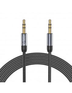 
AUX garso kabelis su mini lizdu 3,5 mm, 1,5 m, juodas
