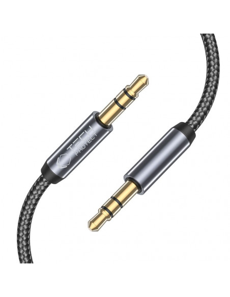 
AUX garso kabelis su mini lizdu 3,5 mm, 1,5 m, juodas
