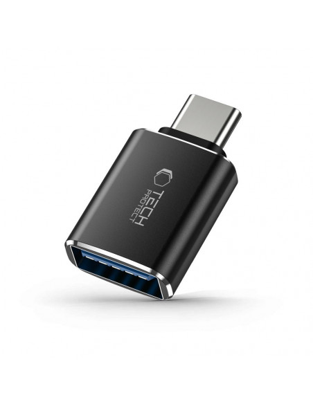 
USB-C (kištukas) - USB-A (lizdas) OTG adapteris - juodas
