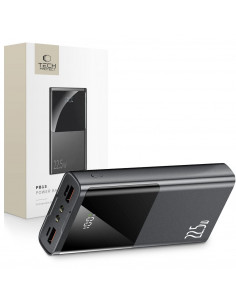 
Išorinė baterija PB13 20000mAh USB-A USB-C iPhone Lightning su USB-C - USB-A 22.5W laidu - pilka
