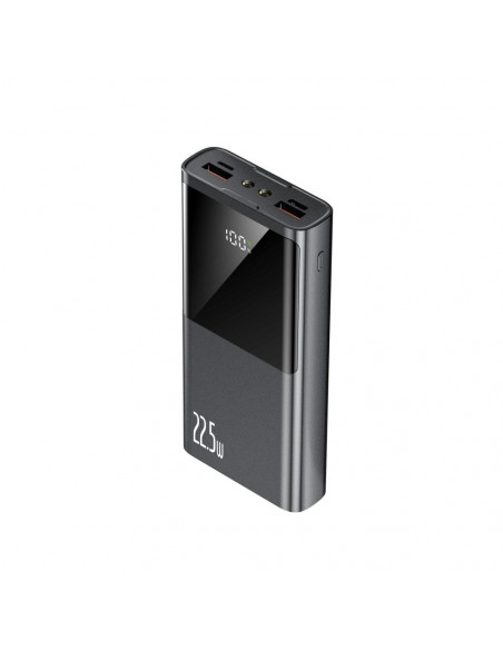 
Išorinė baterija PB13 20000mAh USB-A USB-C iPhone Lightning su USB-C - USB-A 22.5W laidu - pilka
