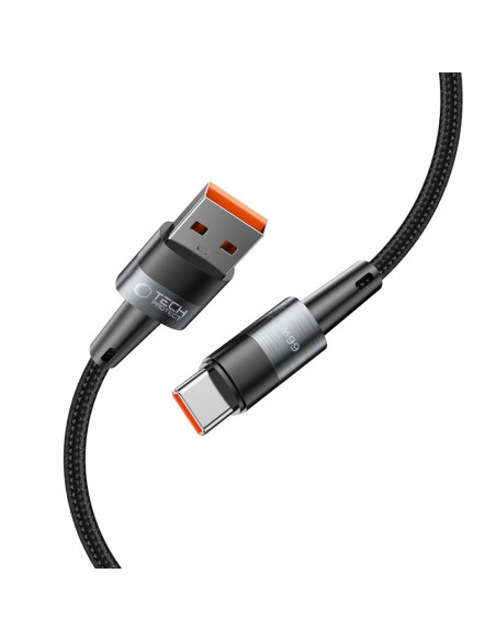 
USB-C - USB-A 66W 6A 0,25 m kabelis - pilkas
